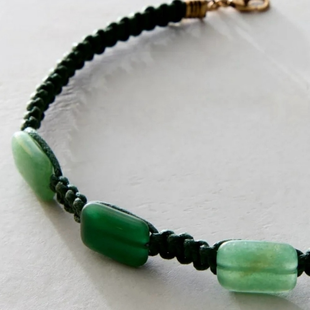 Free People Sweet Carolina Choker Necklace/Jade - Picture 14 of 16